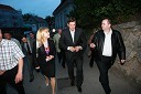 Renata Brunskole, županja občine Metlika, Borut Pahor, evroposlanec in predsednik stranke SD in Samer Khalil, predsednik območne organizacije SD Črnomelj

