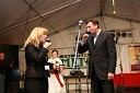Renata Brunskole, županja občine Metlika in Borut Pahor, evroposlanec in predsednik stranke SD