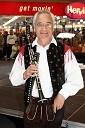 Vito Muženič, klarinetist in član Hišnega ansambla Avsenik