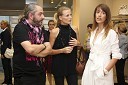 Milan Gačanovič, stilist, Ana Colja, slovenska manekenka in Teja Hegeduš, lastnica trgovine Gloss Couture in revije Gloss
