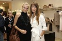 Ana Colja, slovenska manekenka in Teja Hegeduš lastnica trgovine Gloss Couture in revije Gloss