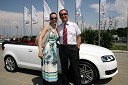 Lorella Flego, voditeljica in Frenk Tavčar, direktor znamke Audi