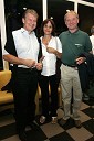 Davorin Kračun, nekdanji slovenski veleposlanik v ZDA z ženo Andrejo in dr. Alojz Križman, mestni svetnik
