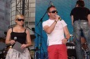 Špela Močnik, moderatorka na Radiu Hit in Robert Pečnik - Pečo, voditelj na radiu Hit