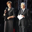 Ajda Kalan in Aleksander Čolnik, radijska in televizijska voditelja