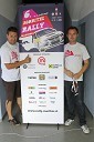Tomaž Zaviršek in Tomaž Bračko, vodji press centra 6. Mobitel Rally Maribor