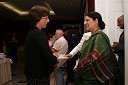 Ivana Hlavsová, češka veleposlanica in soproga indijskega veleposlanika Villurja Sundararajan Seshadrina