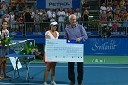 Anabel Medina Garrigues, 2. mesto Banka Koper Slovenia Open in Vojko Čok, predsednik uprave Banka Koper d.d.