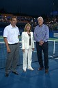 Andrej Bizjak, direktor Banka Koper Slovenia Open, Mima Jaušovec, nekdanja teniška igralka, članica organizacijskega odbora Banka Koper Slovenia Open in zmagovalka Odprtega prvenstva v Franciji leta 1977 in Vojko Čok, predsednik uprave Banka Koper d.d.