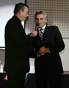 Voditelj Andrej Stare in Peter Verbič, predsednik strokovnega sveta za šport pri AMZS