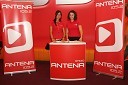 infotočka radia Antena v Xpandu, v ljubljanski Areni Vodafone