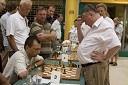 Marko Coklin, šahist in Anatoly Karpov, svetovni šahovski prvak 
