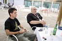 Tomaž Horvat, programski direktor festivala in Slobodan Šijan, srbski režiser   
 
