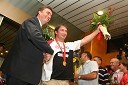 dr. Milan Zver, minister za šolstvo in šport in  Primož Kozmus, olimpijski prvak v metu kladiva