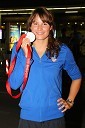 Sara Isakovič, dobitnica srebrne olimpijske medalje v plavanju