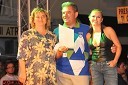 ..., Andrej Vizjak, minister za gospodarstvo in Nuša Derenda, pevka