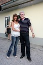 Jasna Kuljaj, televizijska voditeljica in Petar Radović, odgovorni urednik razvedrilnega programa RTV Slovenija
