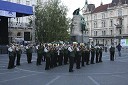 Sprejem slovenske olimpijske reprezentance v Ljubljani - Pihalna godba Laško