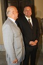 Janez Kocjančič, predsednik OKS in Zoran Jankovič, župan Ljubljane
