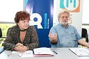 Mag. Polona Pivec, odgovorna urednica TV Maribor in Vlado Krejač, v.d. odgovornega urednika Radia Maribor