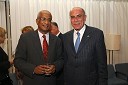 Villur Sundararajan Seshadri, indijski veleposlanik in Yousif B. Ghafari, ameriški veleposlanik v Sloveniji