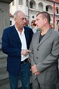 Janez Ujčič, lastnik televizije RTS Maribor in Dragutin Mate, minister za notranje zadeve