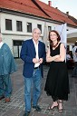 Janez Ujčič, lastnik televizije RTS Maribor in Mirjana Koren, direktorica Pokrajinskega muzeja Maribor