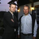 Saša Pušnik, direktor družbe Diners Club Slovenija in in Gregor Fric, nekdanji direktor Union Olimpije in namestnik direktorja pri Merit Internacional Slovenije