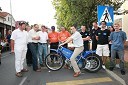 Člani Speedway Team Lendava, Radovan Žerjav, minister za promet RS in Darko Krajnc, predsednik SMS (na motorju)
