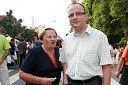 Radovan Žerjav, minister za promet RS in njegova mama Vera