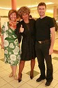 Petra Romih, vodja marketinga v Europarku, Dana Smith kot Tina Turner in Vlado Vedlin, direktor mariborskega Europarka