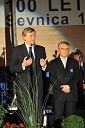 Dr. Danilo Türk, predsednik Republike Slovenije in Andrej Štricelj, predsednik Godbe Sevnica