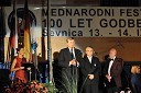 Bernarda Žarn, voditeljica prireditve, dr. Danilo Türk, predsednik Republike Slovenije in ...