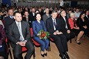 Srečko Ocvirk, podžupan Sevnice, dr. Danilo Türk, predsednik Republike Slovenije in soproga Barbara Miklič Turk ter Andrej Štricelj, predsednik Godbe Sevnica