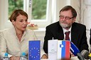 Mojca Kucler Dolinar, ministrica za visoko šolstvo, znanost in tehnologijo in prof. dr. Ivan Rozman, rektor Univerze v Mariboru