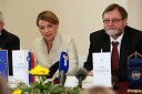 Mojca Kucler Dolinar, ministrica za visoko šolstvo, znanost in tehnologijo in prof. dr. Ivan Rozman, rektor Univerze v Mariboru