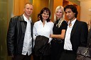 Nataša Bešter, Dino Bešter, Ana Bešter in Akiro Hasegawa, voditelja oddaje Razgibanica