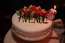 Torta ob 3. obletnici Cafe Bara Avenue