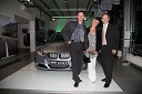 Marjan, partner Alenke Bikar, Alenka Bikar, atletinja in Tadej Sax, vodja programa BMW pri Avto Malgaj
