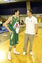 Damjan Rudež, Union Olimpija (krilo) in Gur Shelef, nekdanji igralec Maccabija in »team manager«
