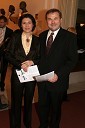Evroposlanka dr. Romana Jordan Cizelj in njen mož Leon Cizelj