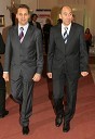 Danilo Rošker, direktor SNG Maribor in Janez Janša, predsednik Vlade Republike Slovenije