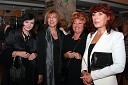 Jožica Brodarič, modna ikona, Vika Potočnik, nekdanja županja Ljubljane, Bernarda Jeklin, nekdanja urednica Jane in Irena Ognjenovič, lastnica butika Chic