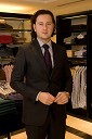 Matej Perme, vodja moškega oddelka trgovine Massimo Dutti