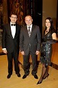 Janko Kastelic, umetniški vodja Opere in baleta SNG Maribor in Franc Kangler, župan Maribora z ženo Tanjo  	 
