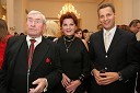 Jurij Souček, igralec, Milena Morača, operna pevka in Danilo Rošker, direktor SNG Maribor