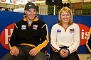 Andrej Šporn in Nina Katarina Mihovilovič, alpska smučarja