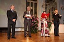 Franc Kangler, župan Maribora, Stanislav Holc, prejemnik mestnega pečata, Simona Kopinšek, novinarka in povezovalka programa in ...