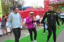 Špela Grošelj v cilju 10,5 km teka