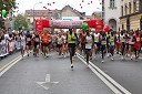 Start maratona in polmaratona (teka na 21 km)